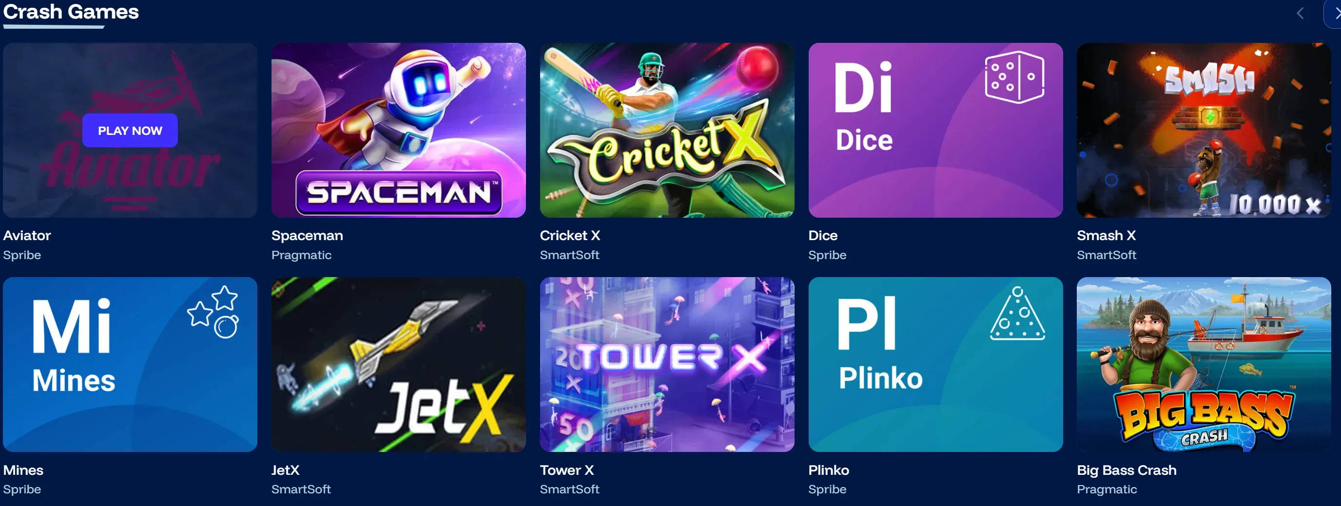 betfrost casino crash games
