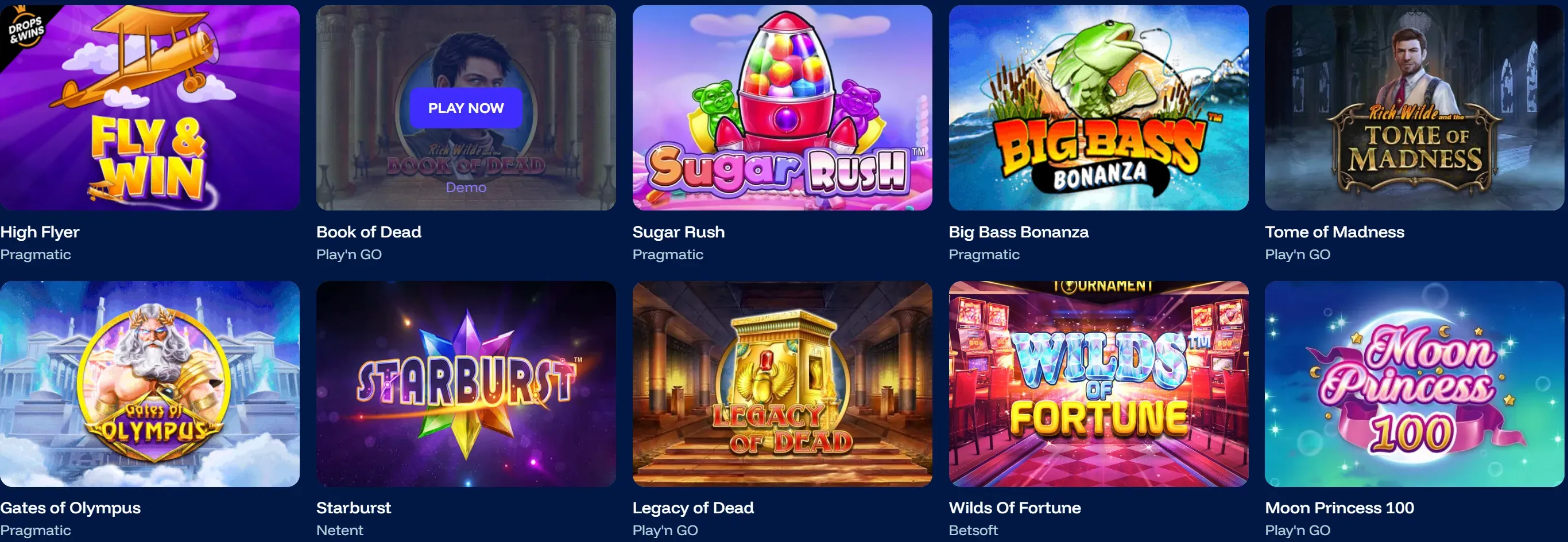 betfrost casino top picks
