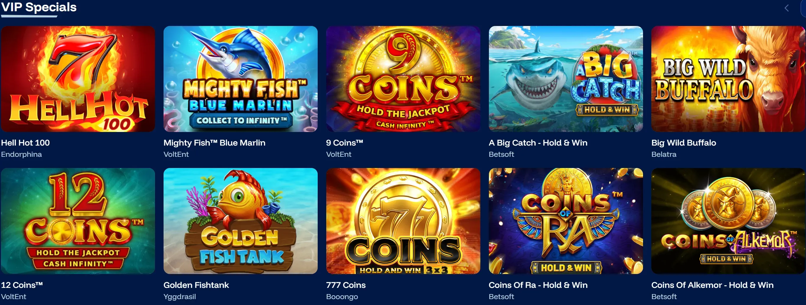 betfrost casino vip specials
